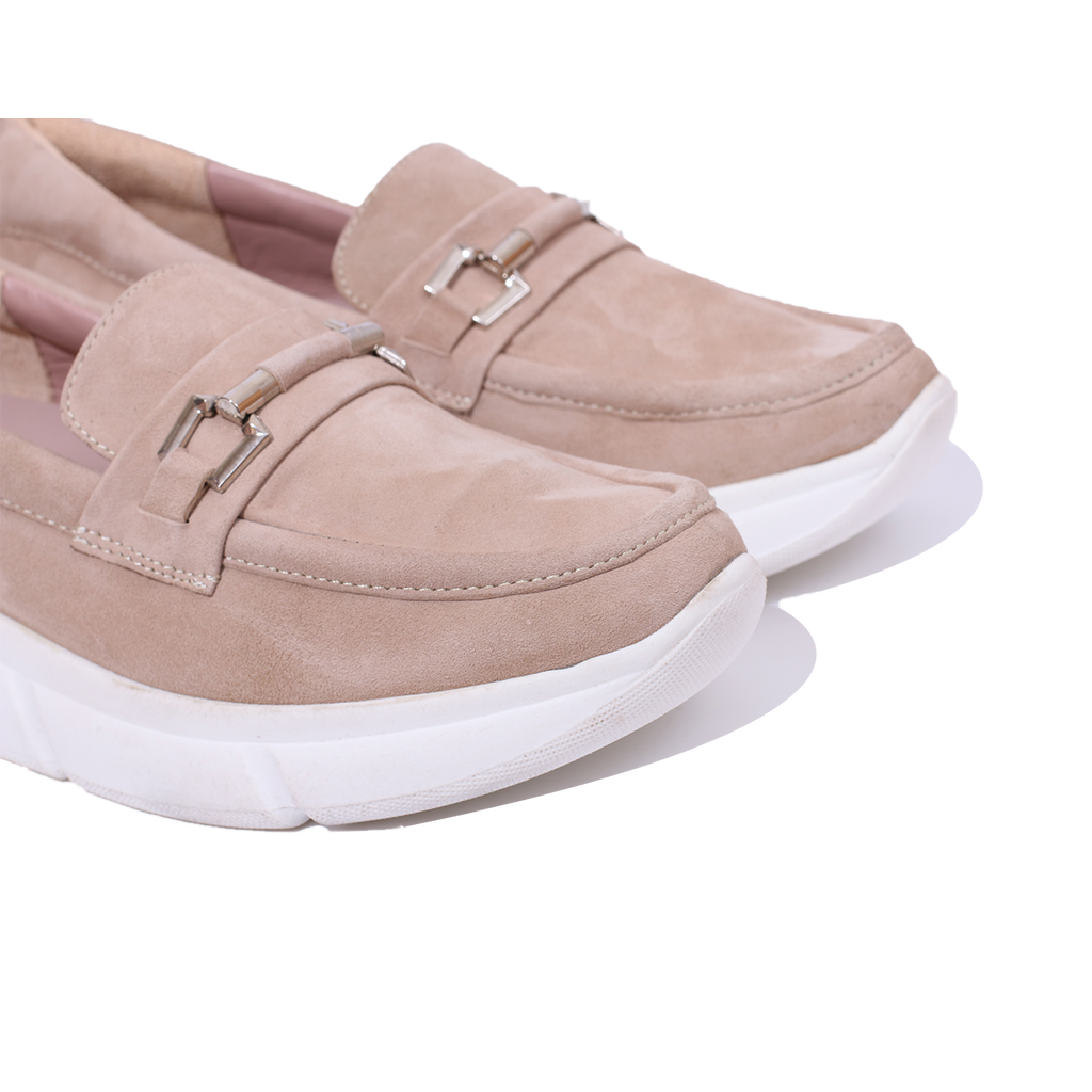 117 mocassins en beige