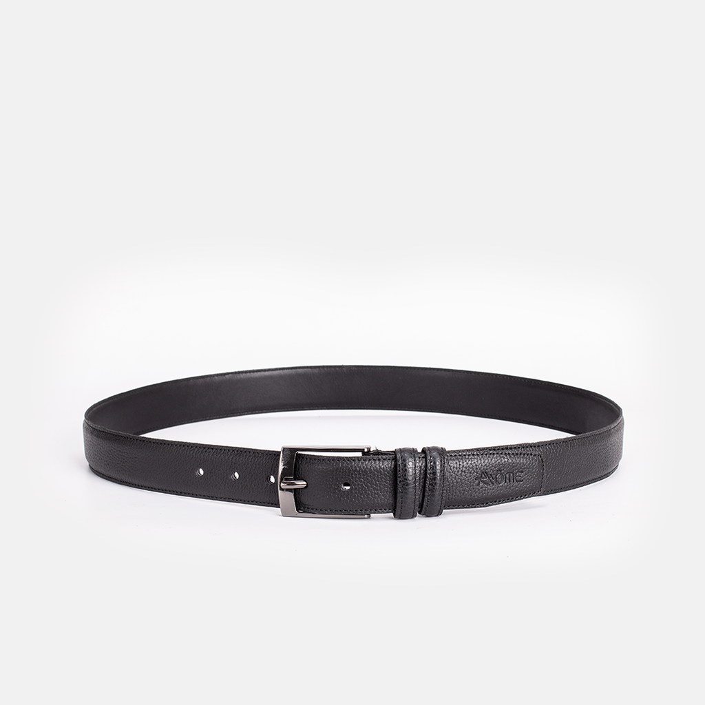 CASA EN CUIR GRAINÉ NOIR