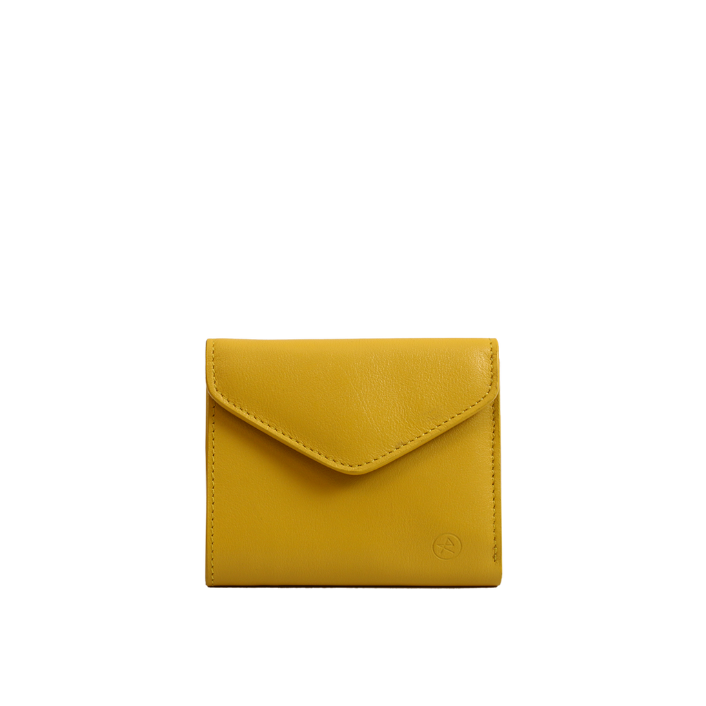 PORTEFEUILLE CELINE EN CUIR JAUNE