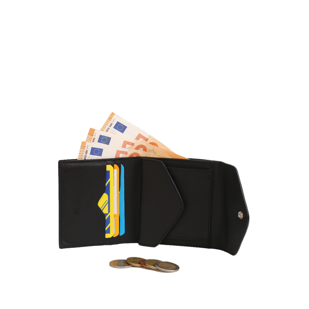 PORTEFEUILLE CELINE EN CUIR NOIR