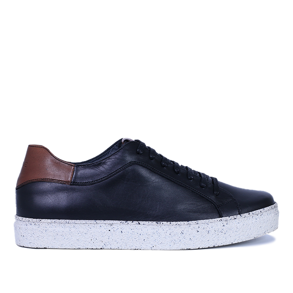 GONUS BASKET CUIR NOIR