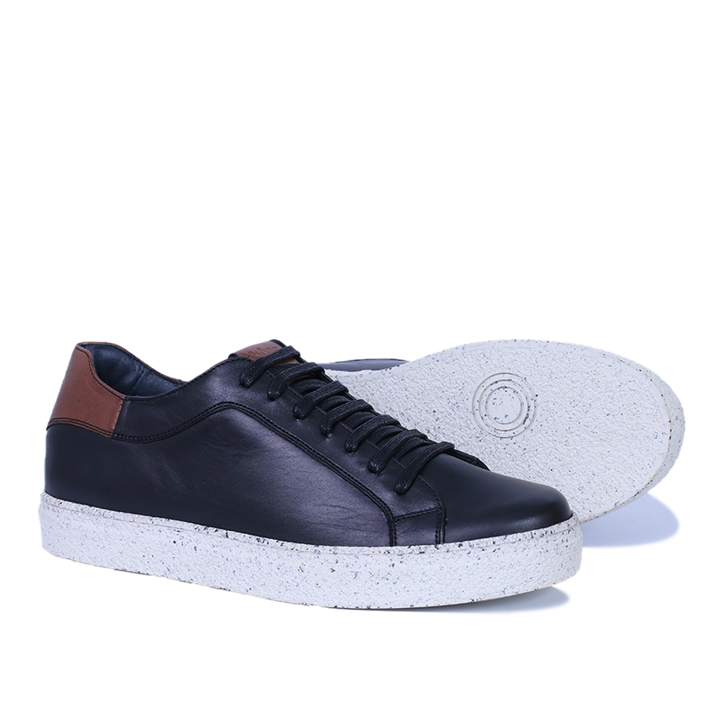 GONUS BASKET CUIR NOIR