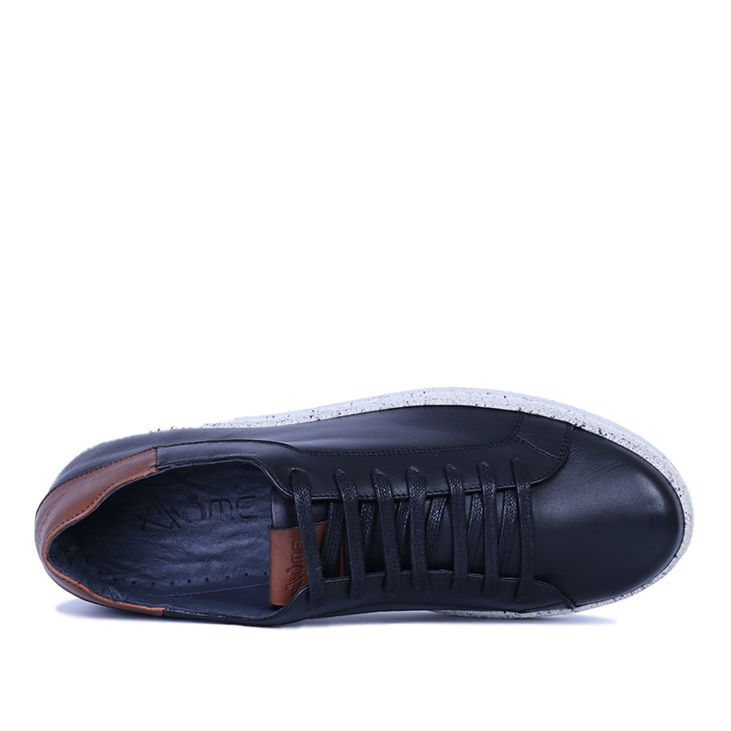 GONUS BASKET CUIR NOIR