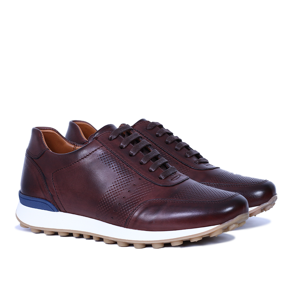 jacky Sneakers / Basket en cuirmarron