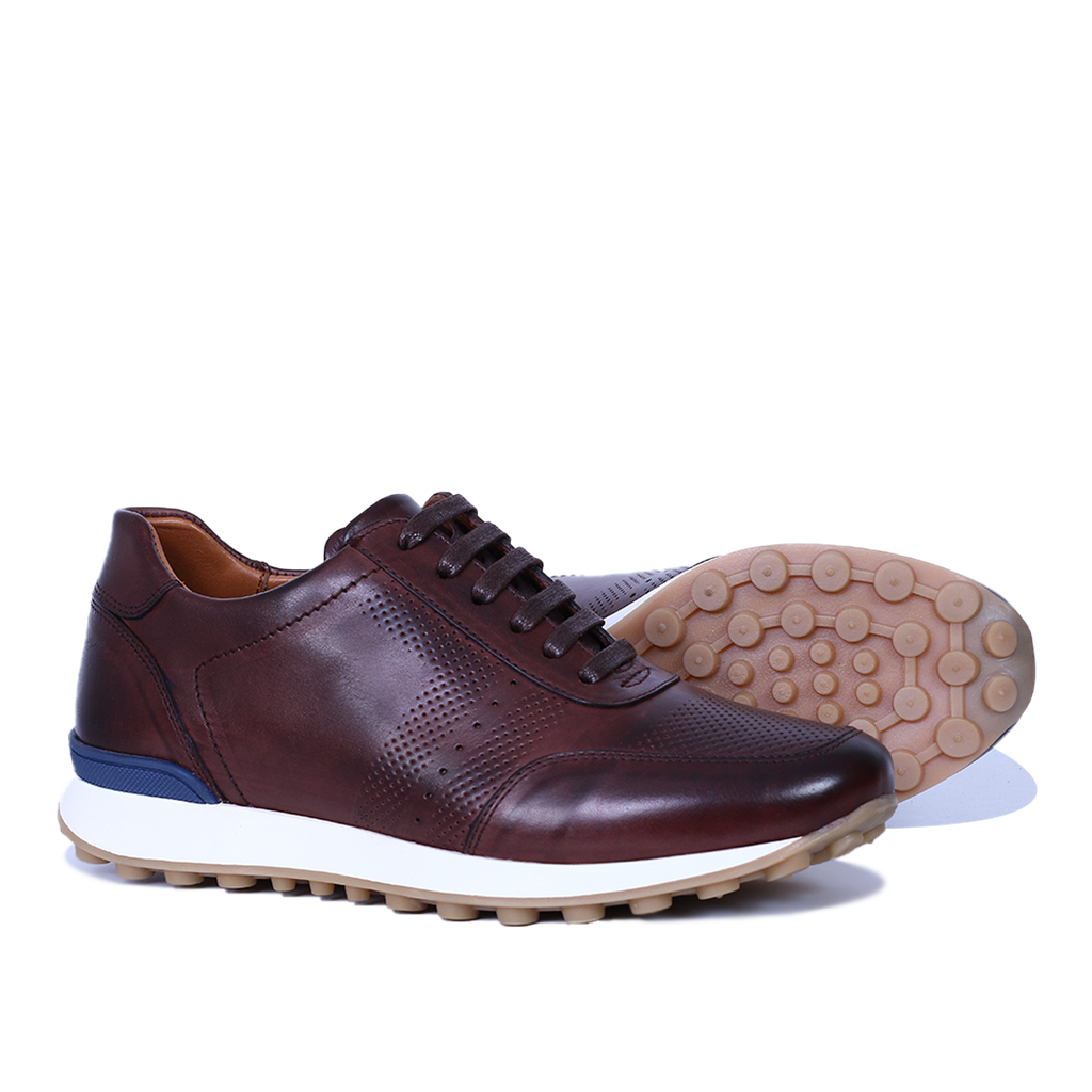 jacky Sneakers / Basket en cuirmarron
