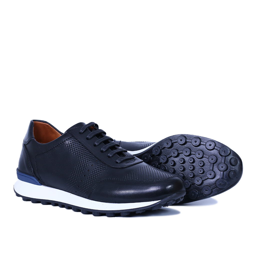 jacky Sneakers / Basket en cuir noir