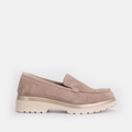 Luna en daim Taupe