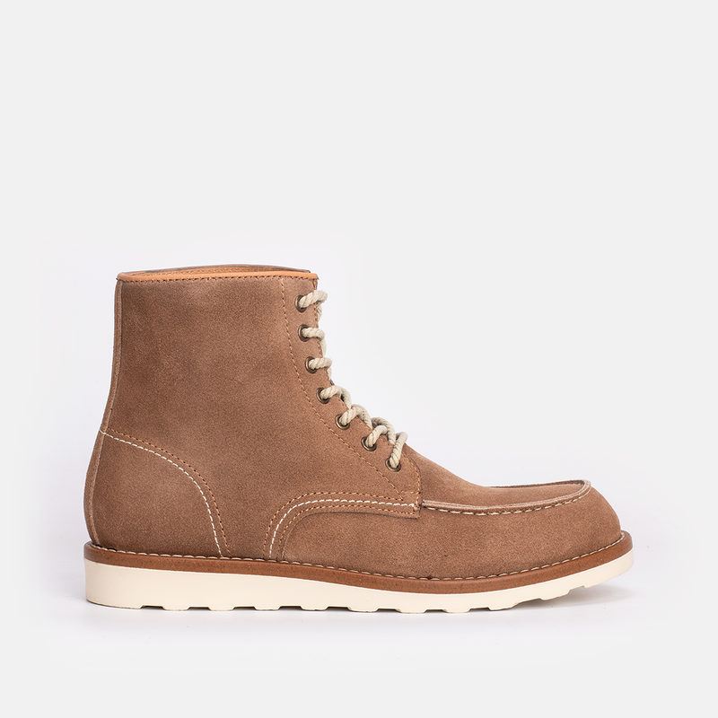 Classic Moc Toe en Daim Beige
