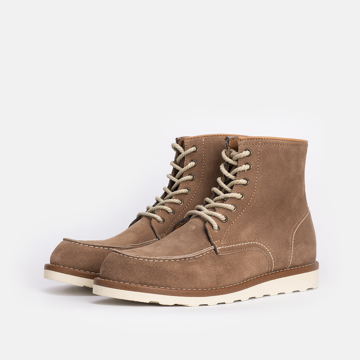 Classic Moc Toe en Daim Beige