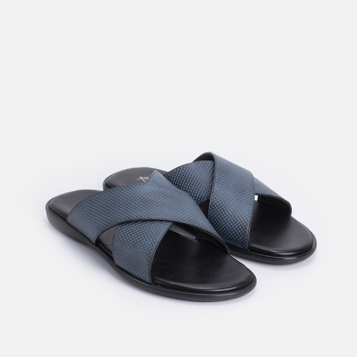 Momy en cuir  bleu