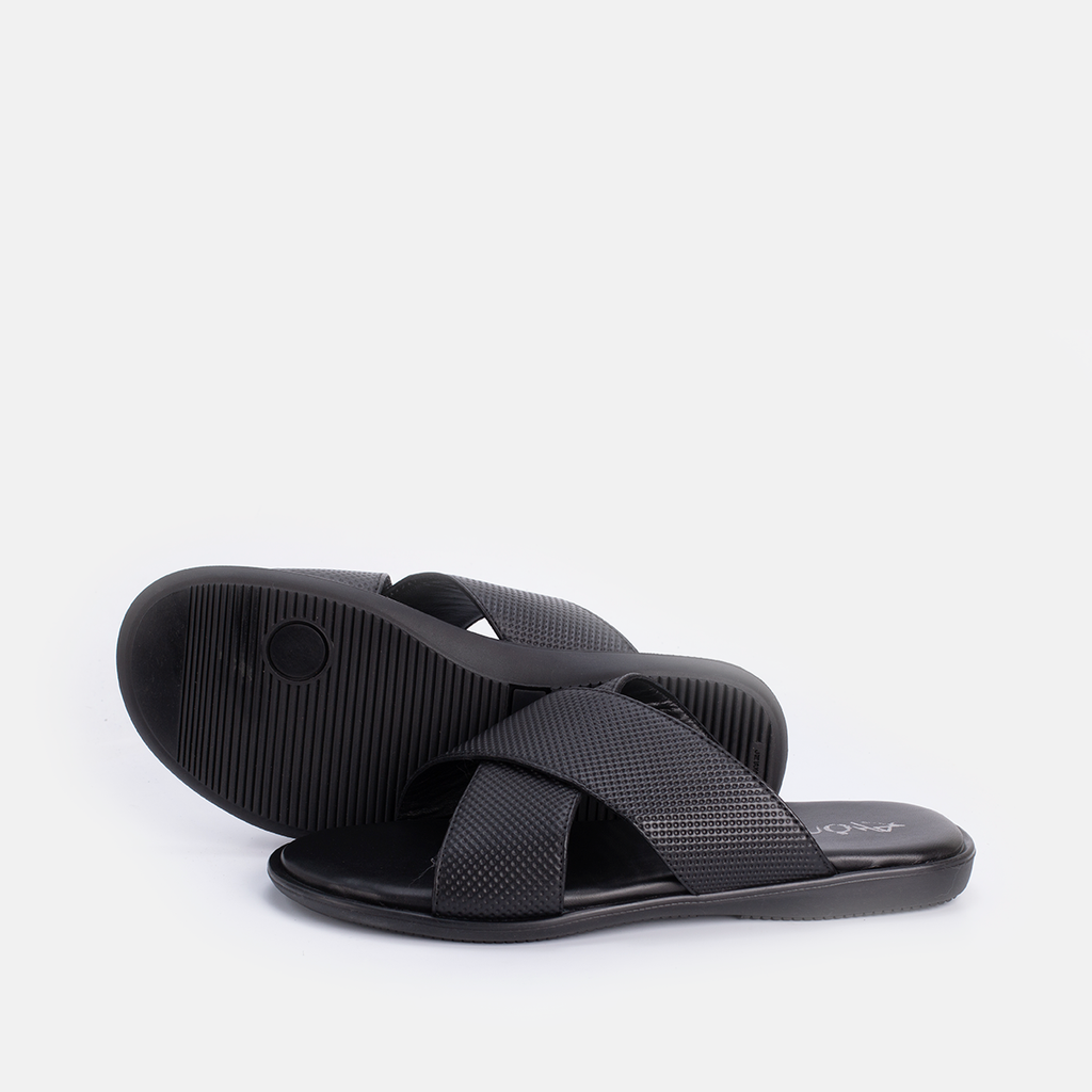 Momy en cuir Noir