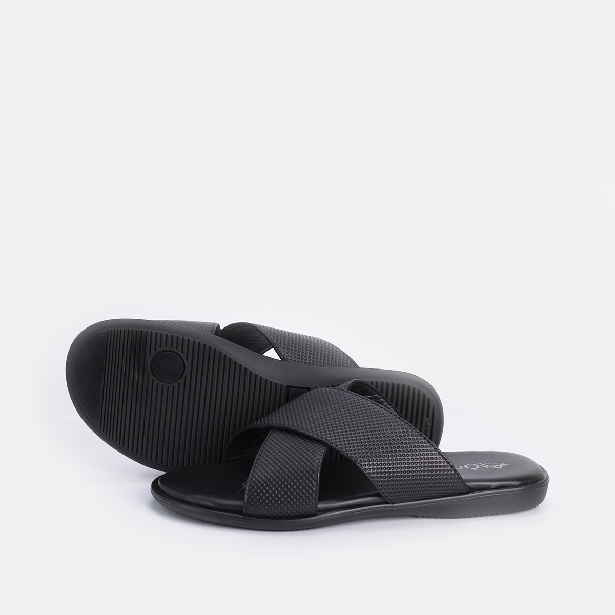 Momy en cuir Noir