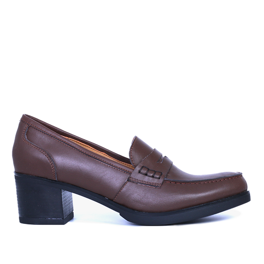 NELLA EN CUIR MARRON