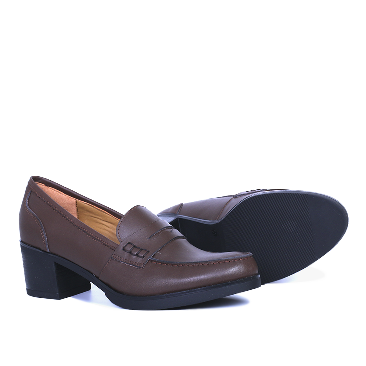 NELLA EN CUIR MARRON