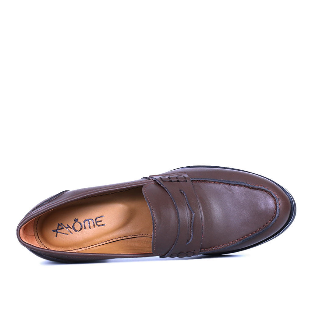 NELLA EN CUIR MARRON
