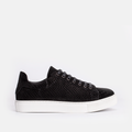 BASKETS EN DAIM NOIR 400
