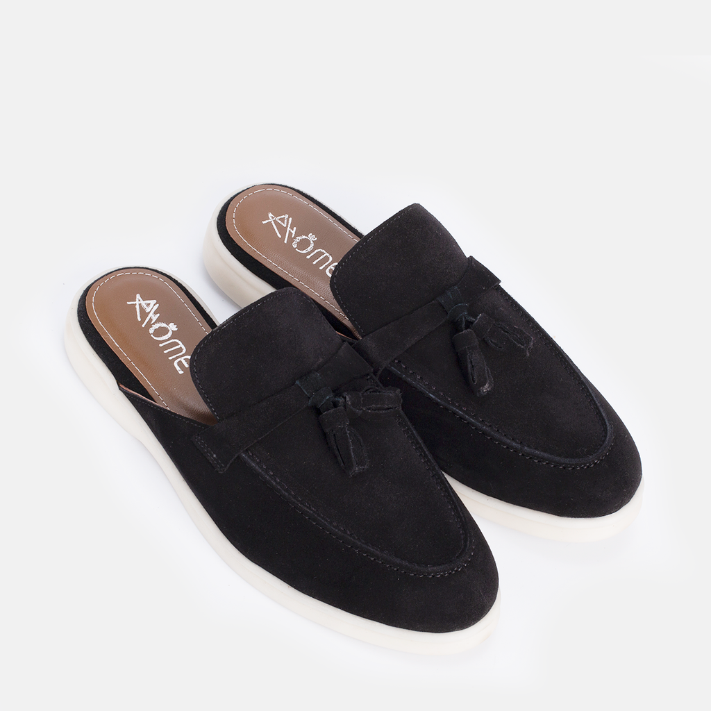 Mules SAFI en Daim Noir