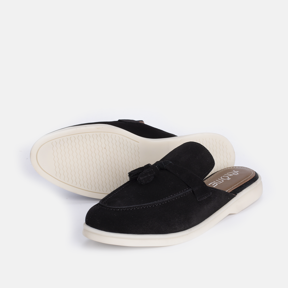 Mules SAFI en Daim Noir