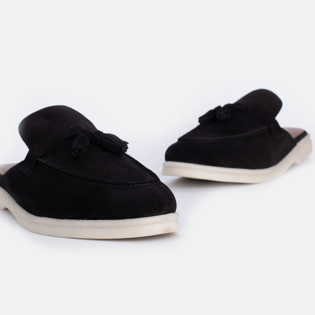 Mules SAFI en Daim Noir