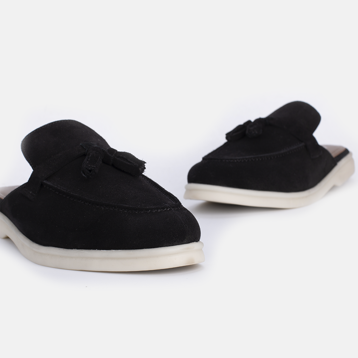 Mules SAFI en Daim Noir