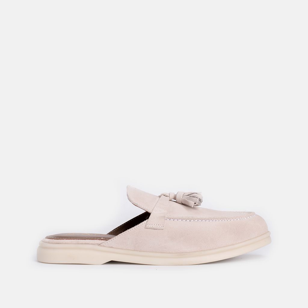 Mules SAFI en Daim Beige