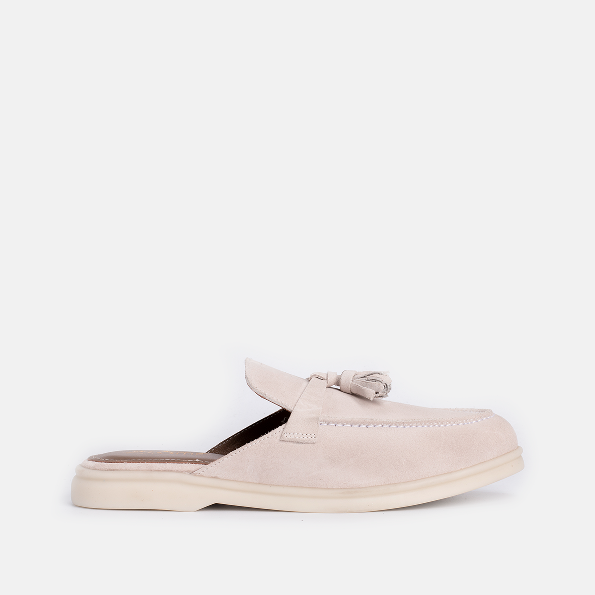 Mules SAFI en Daim Beige