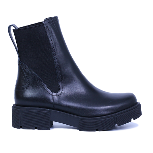 SEBTA - BOTTINE EN CUIR NOIR