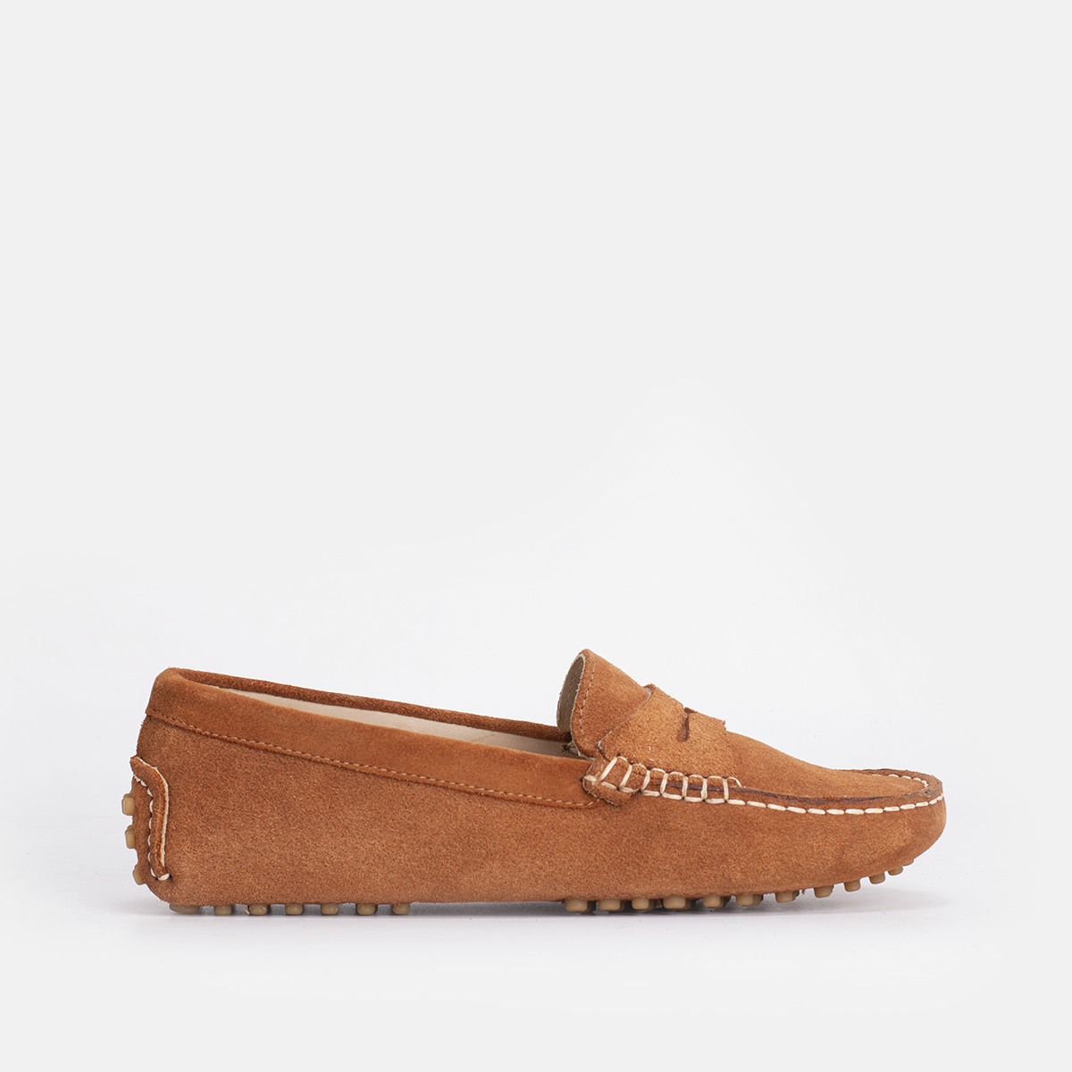 Smile Mocassin en Daim Tabac