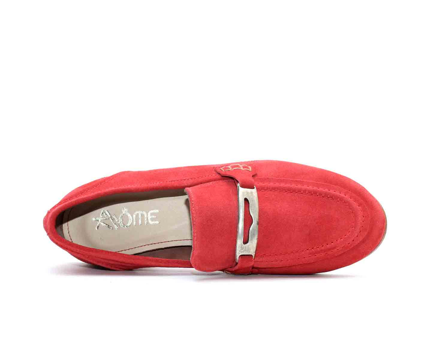 MOCASSINS EN DAIM  CORAIL  114