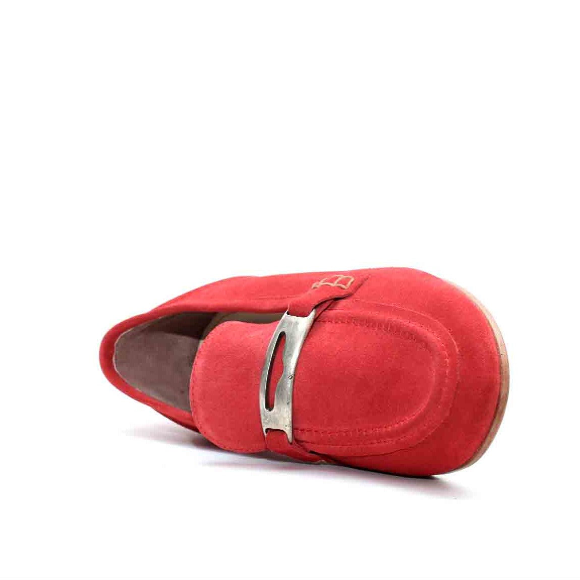 MOCASSINS EN DAIM  CORAIL  114
