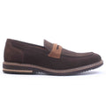 Chaussure en Daim Marron-077