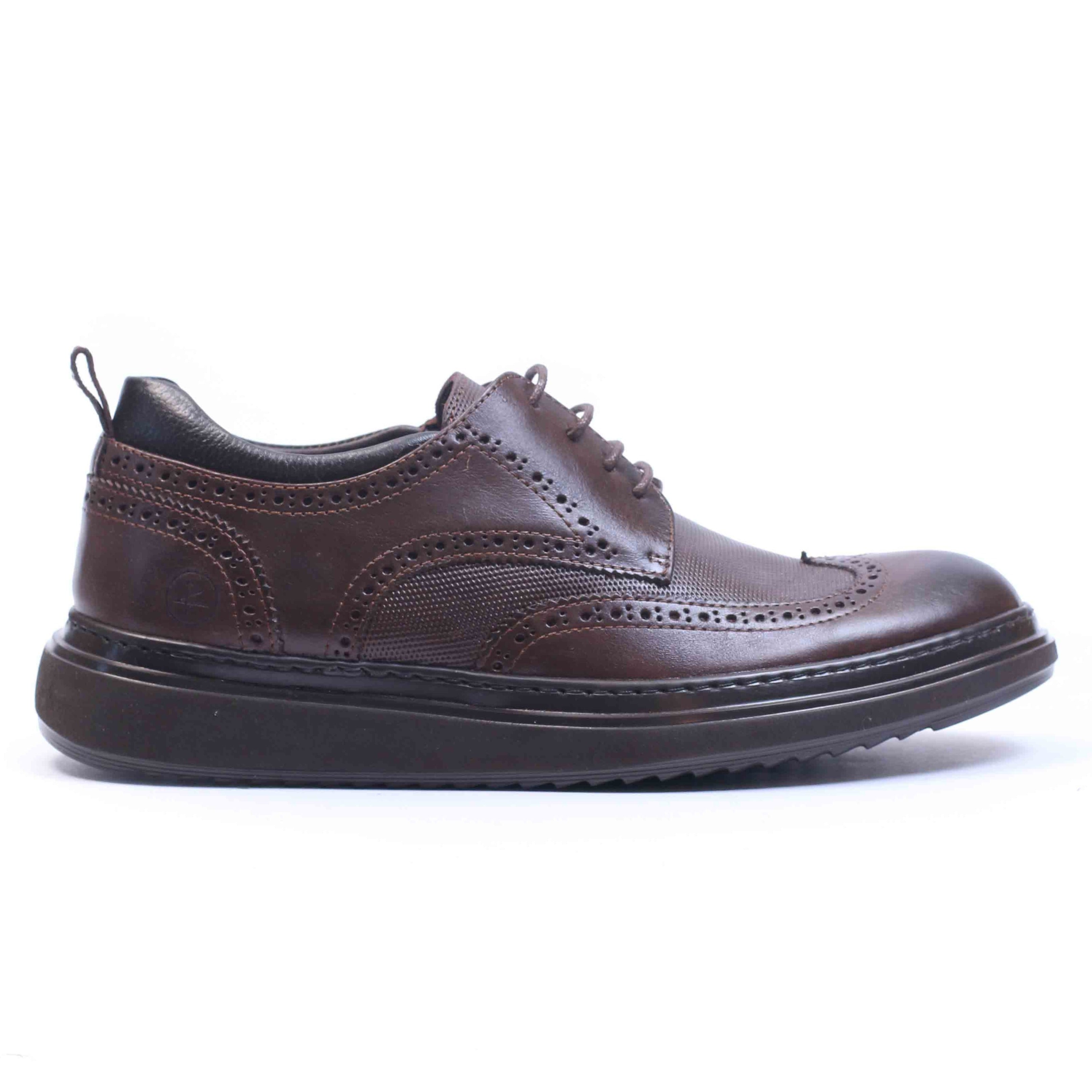 Chaussure en Cuir Marron-170