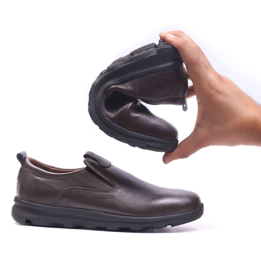 Chaussure en Cuir marron-694