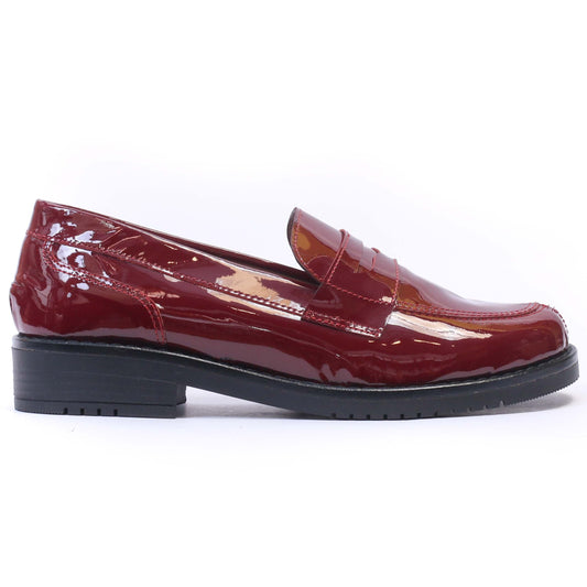 COLLEGE EN CUIR GRENAT BRILLANT 1800