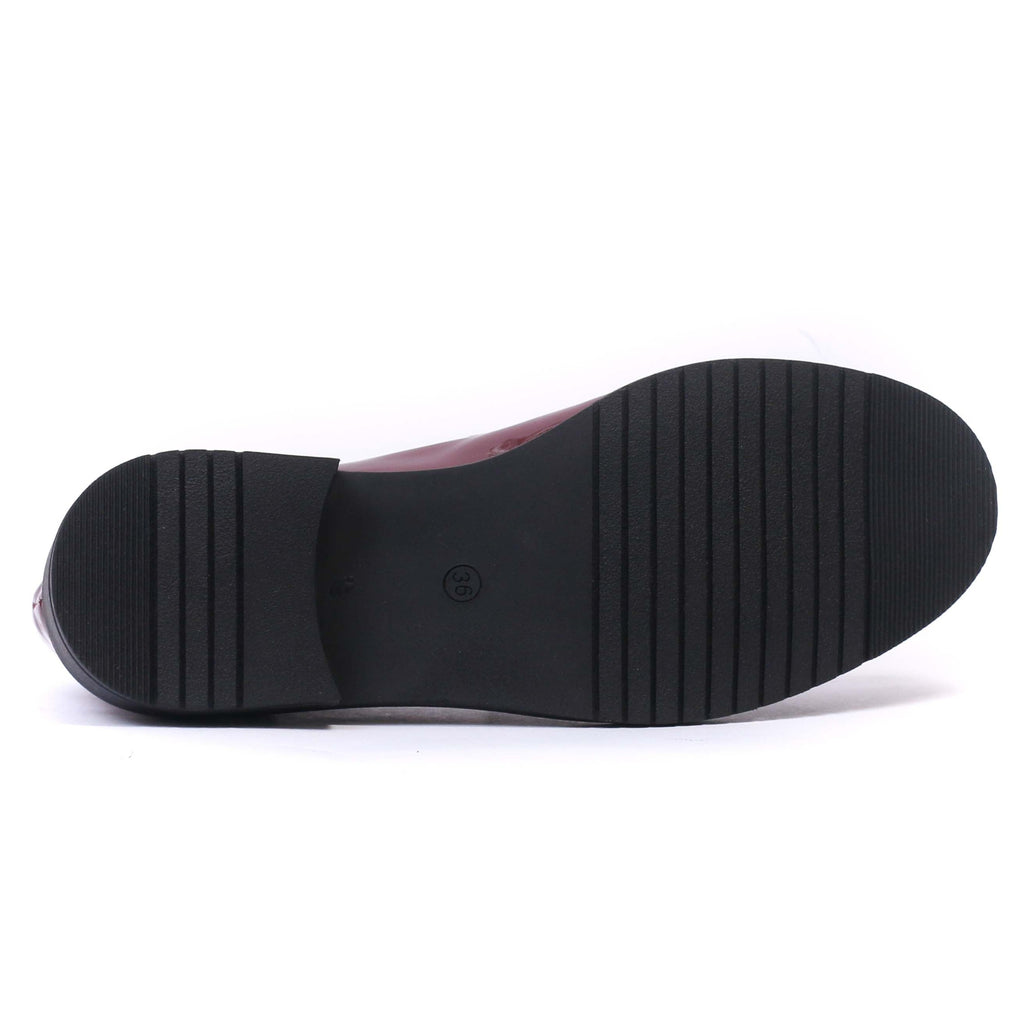 COLLEGE EN CUIR GRENAT BRILLANT 1800