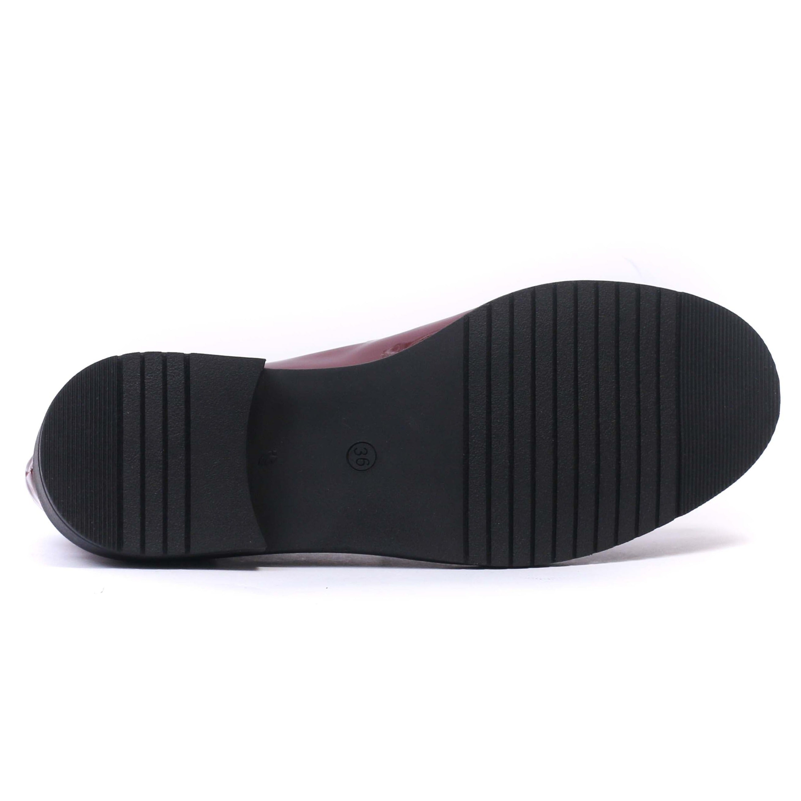 COLLEGE EN CUIR GRENAT BRILLANT 1800