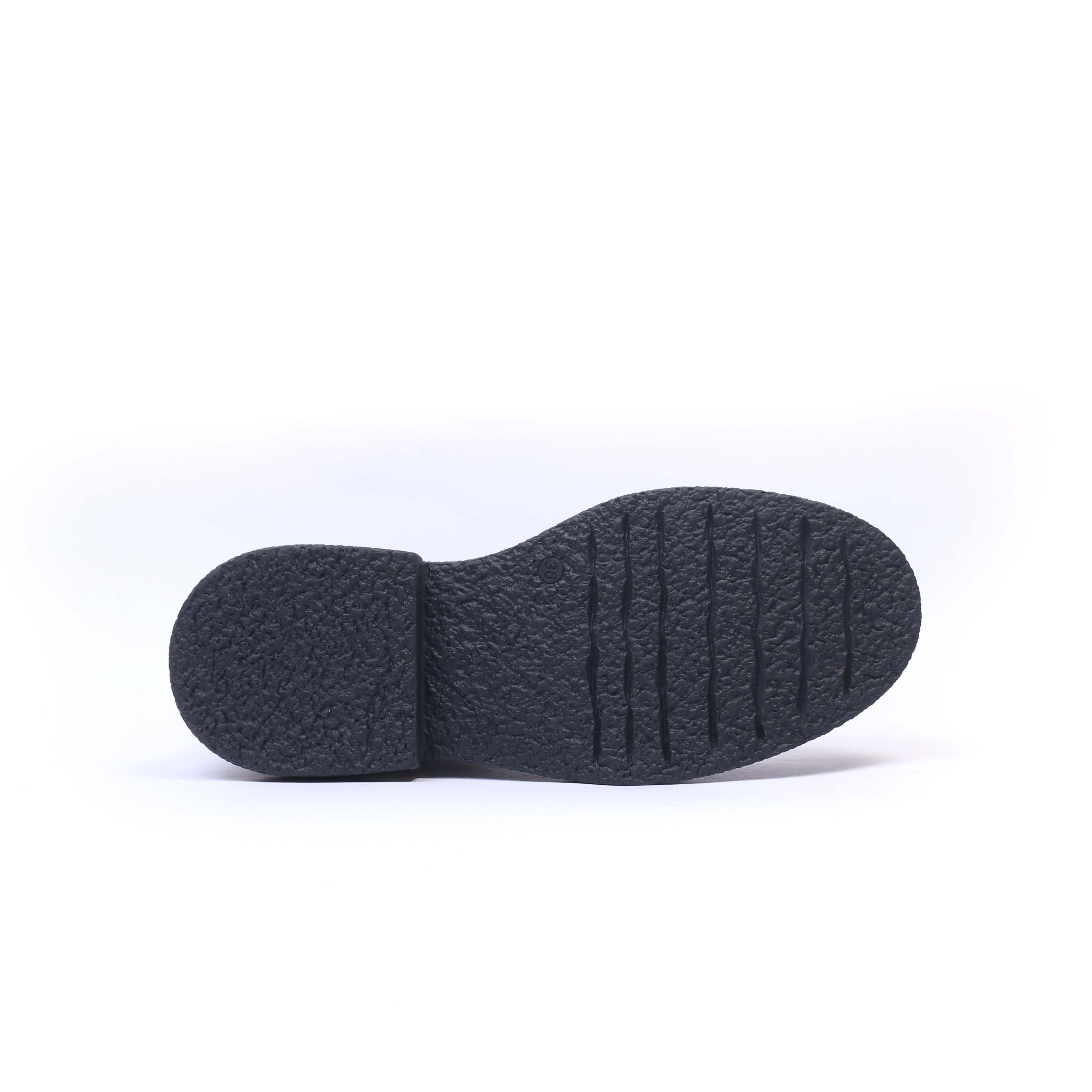 BOTTINE EN CUIR TABAC 091
