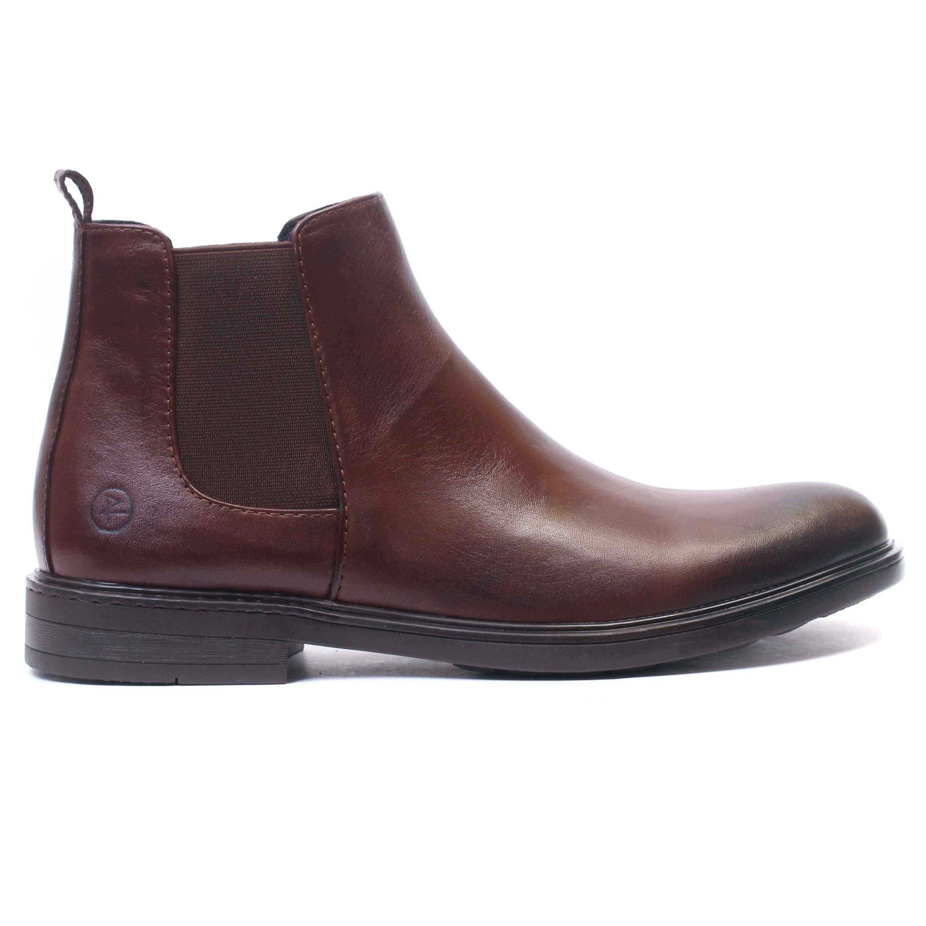 Chelsea boots en cuir Marron 6041