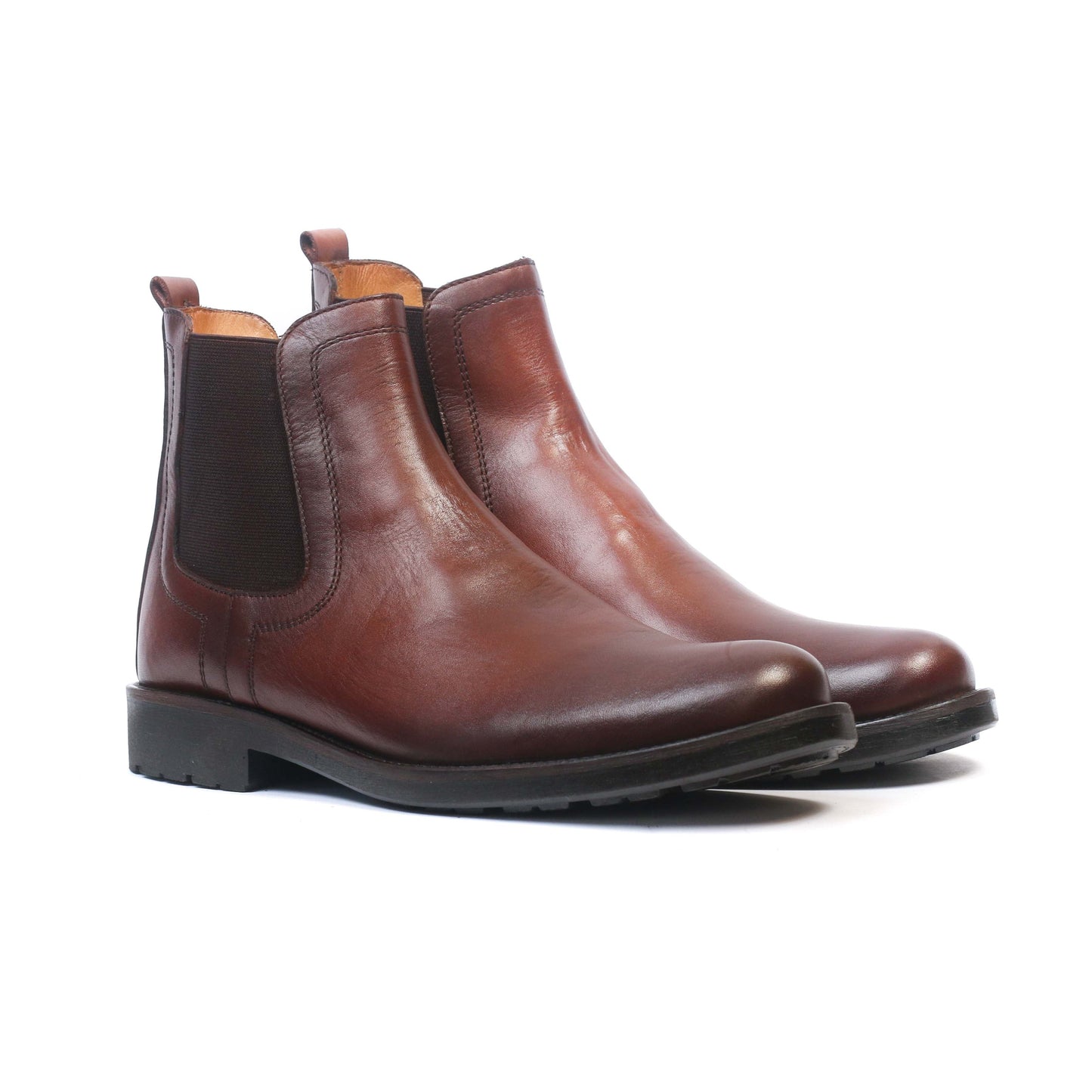 Chelsea boots En cuir Marron 1080