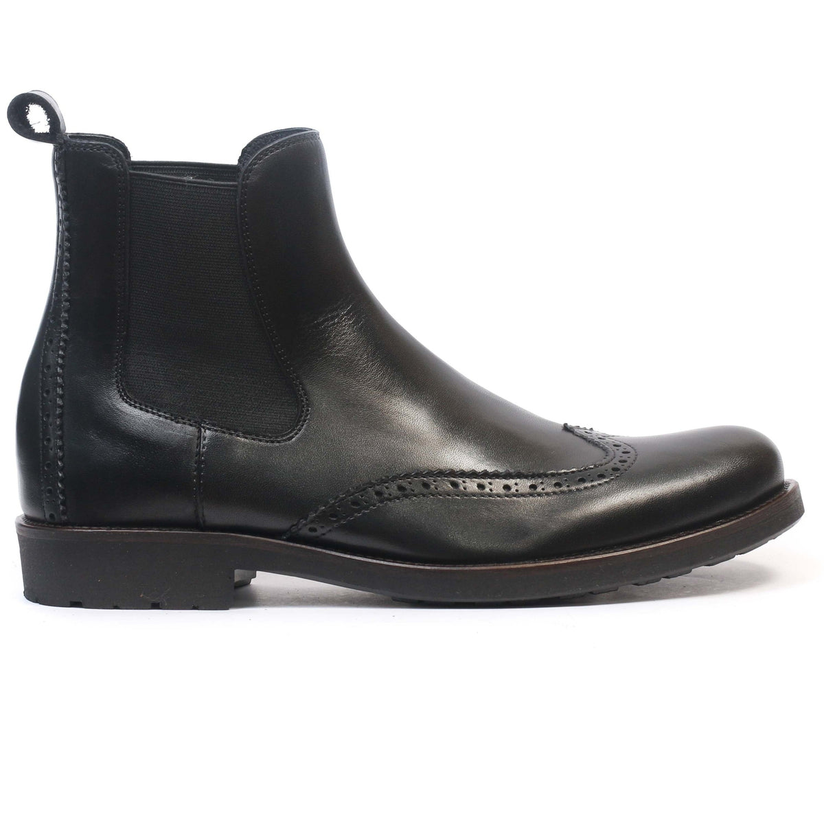 Chelsea Richelieu en cuir Noir 615