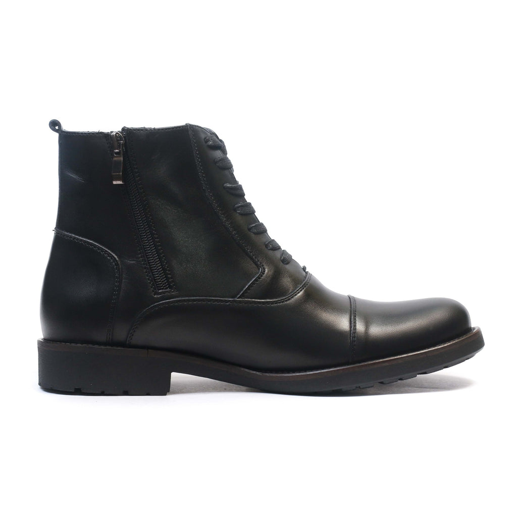 Bottine en cuir Noir 22217