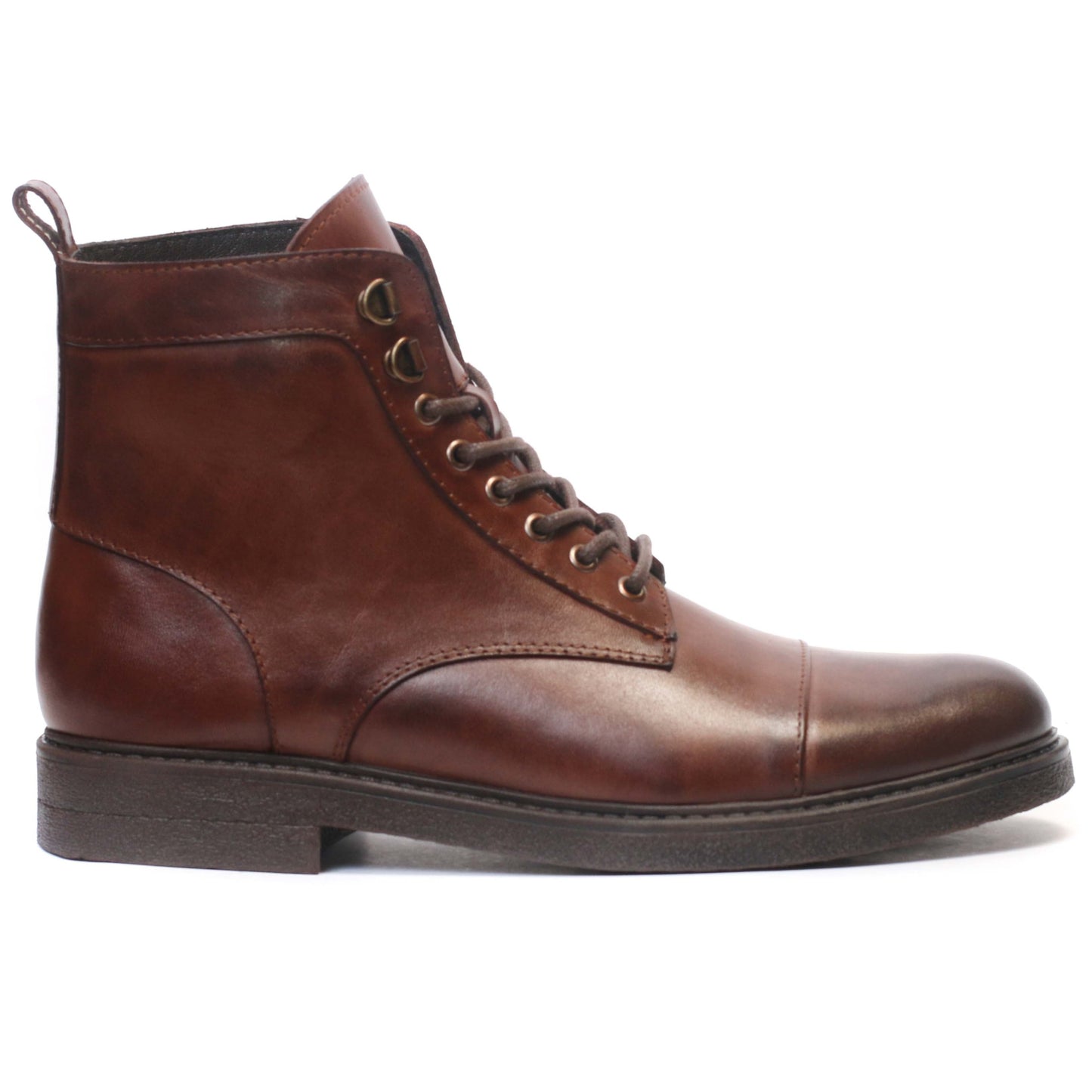 Boots en cuir Marron 005