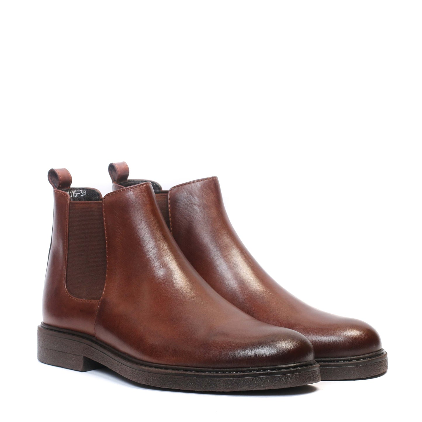 Chelsea boots en cuir Marron 1115