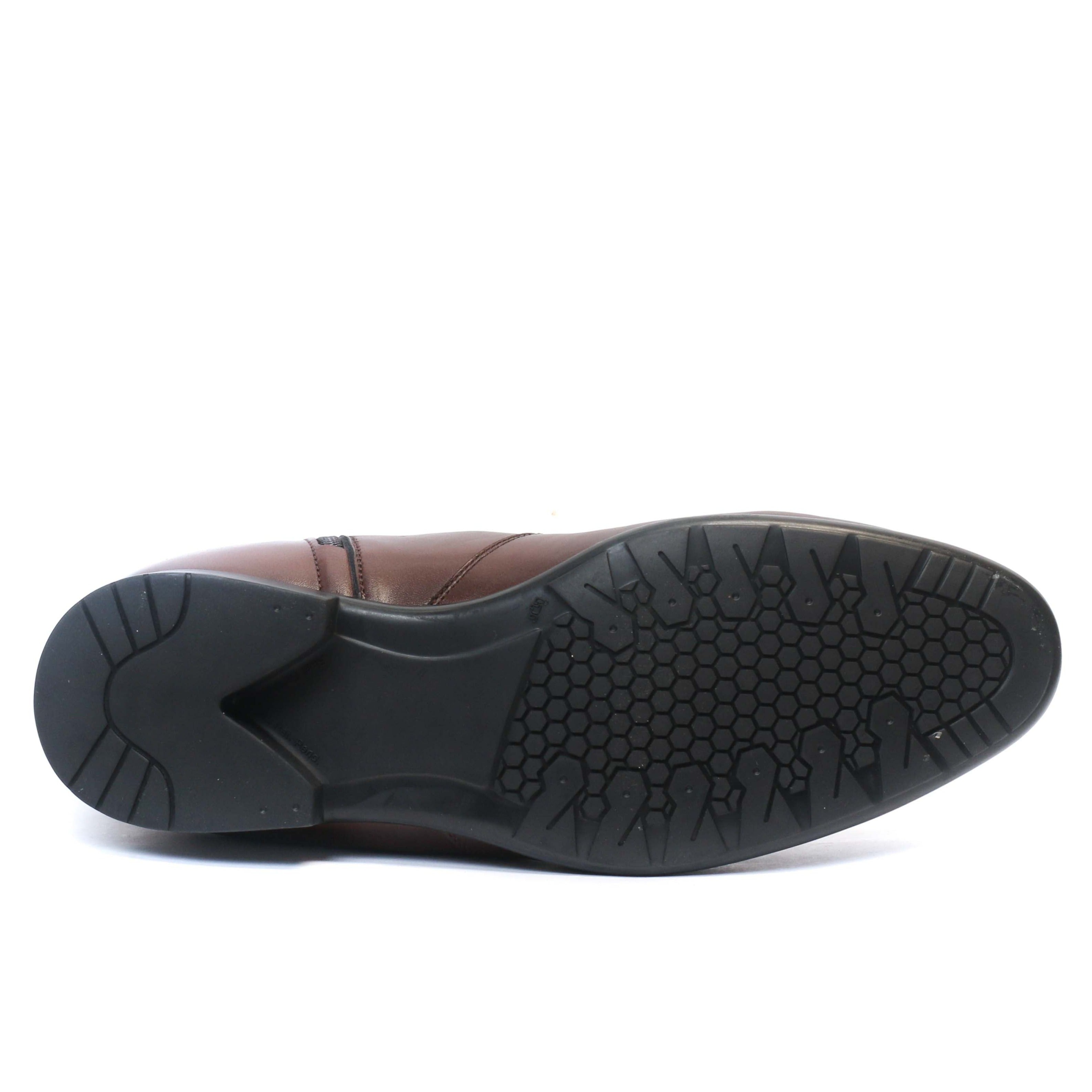 BOTTINE  EN CUIR MARRON 089