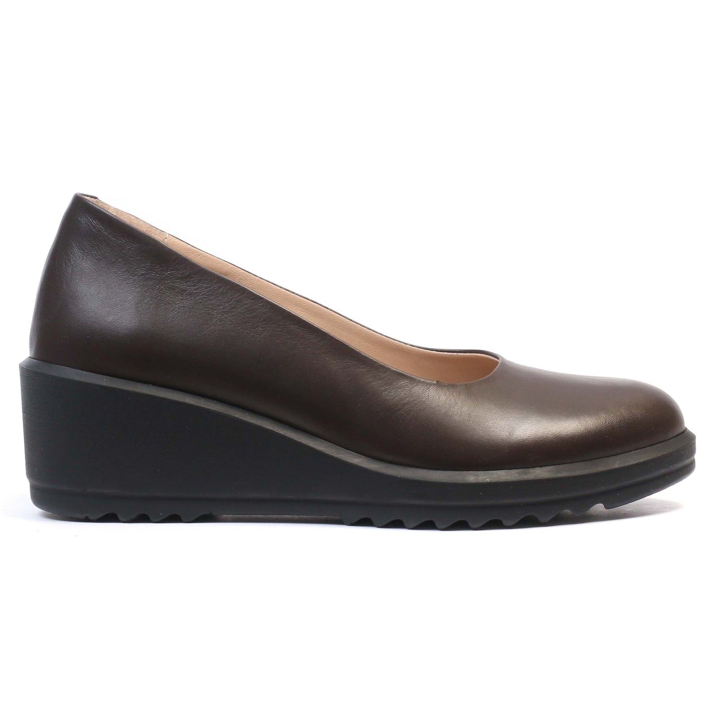 Ballerines Confort en Cuir Marron 1000