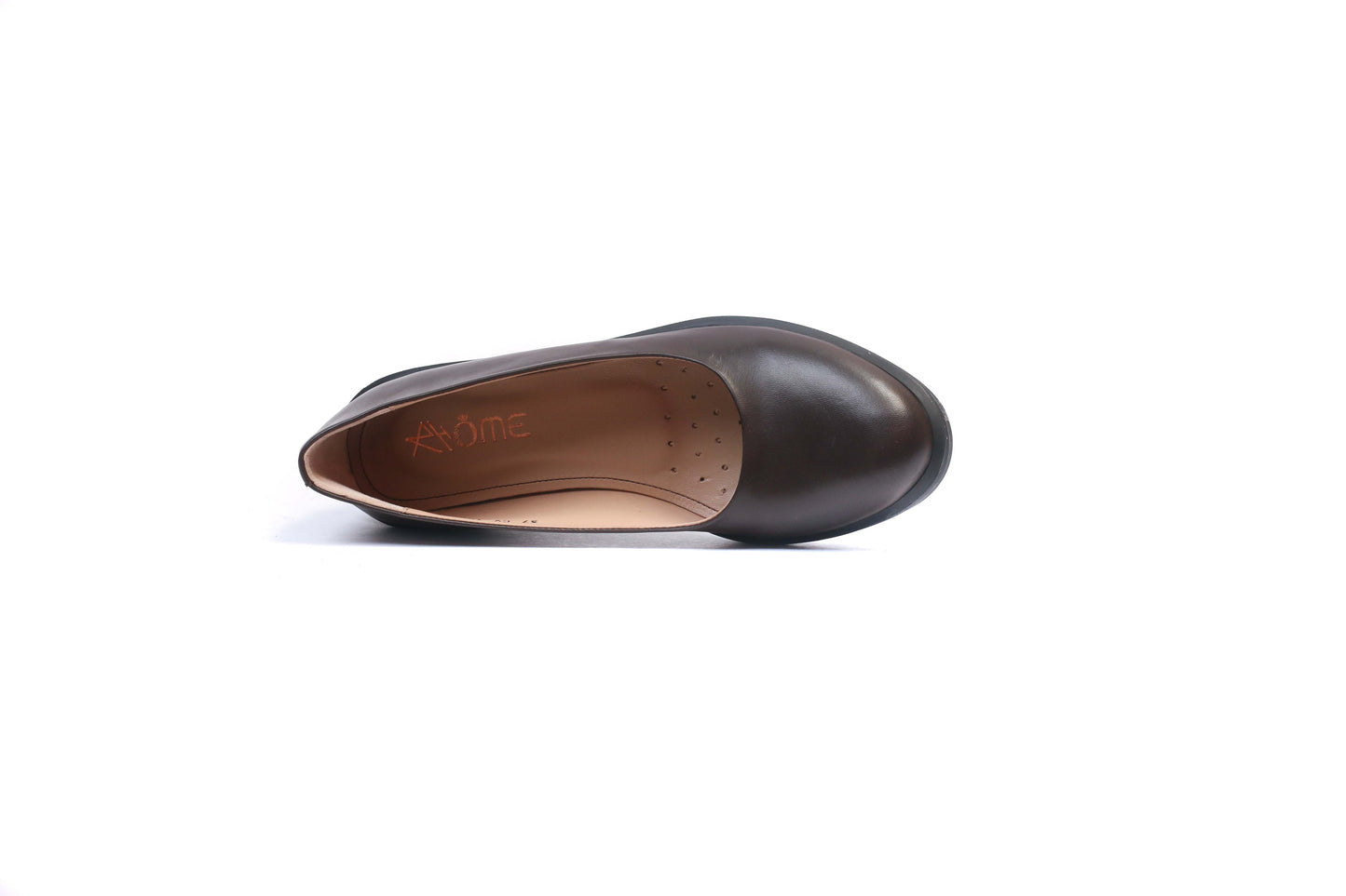 Ballerines Confort en Cuir Marron 1000