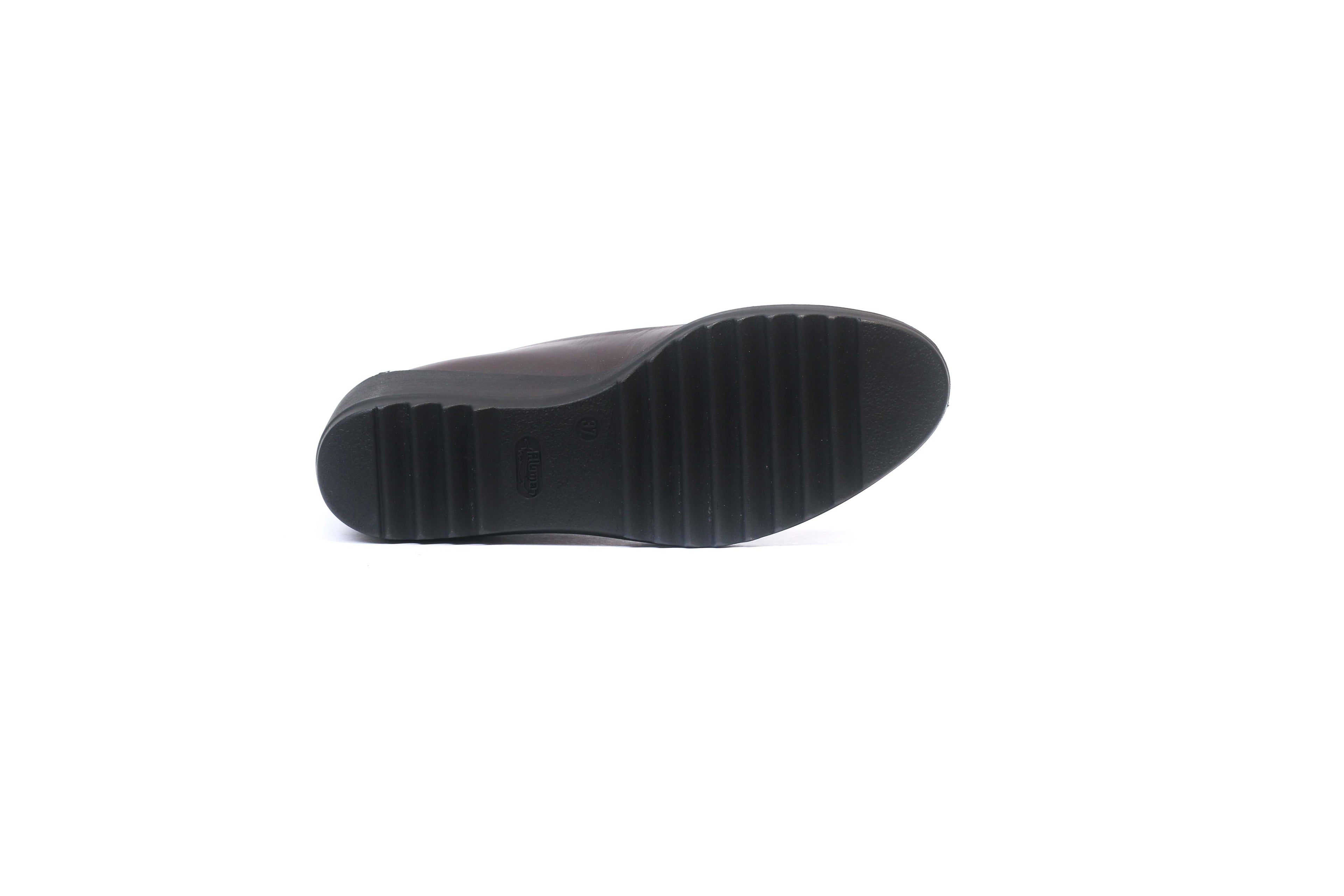 Ballerines Confort en Cuir Marron 1000