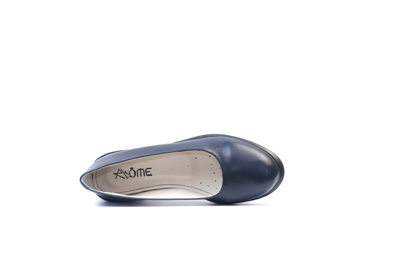 Ballerines Confort en Cuir Bleu nuit 1000