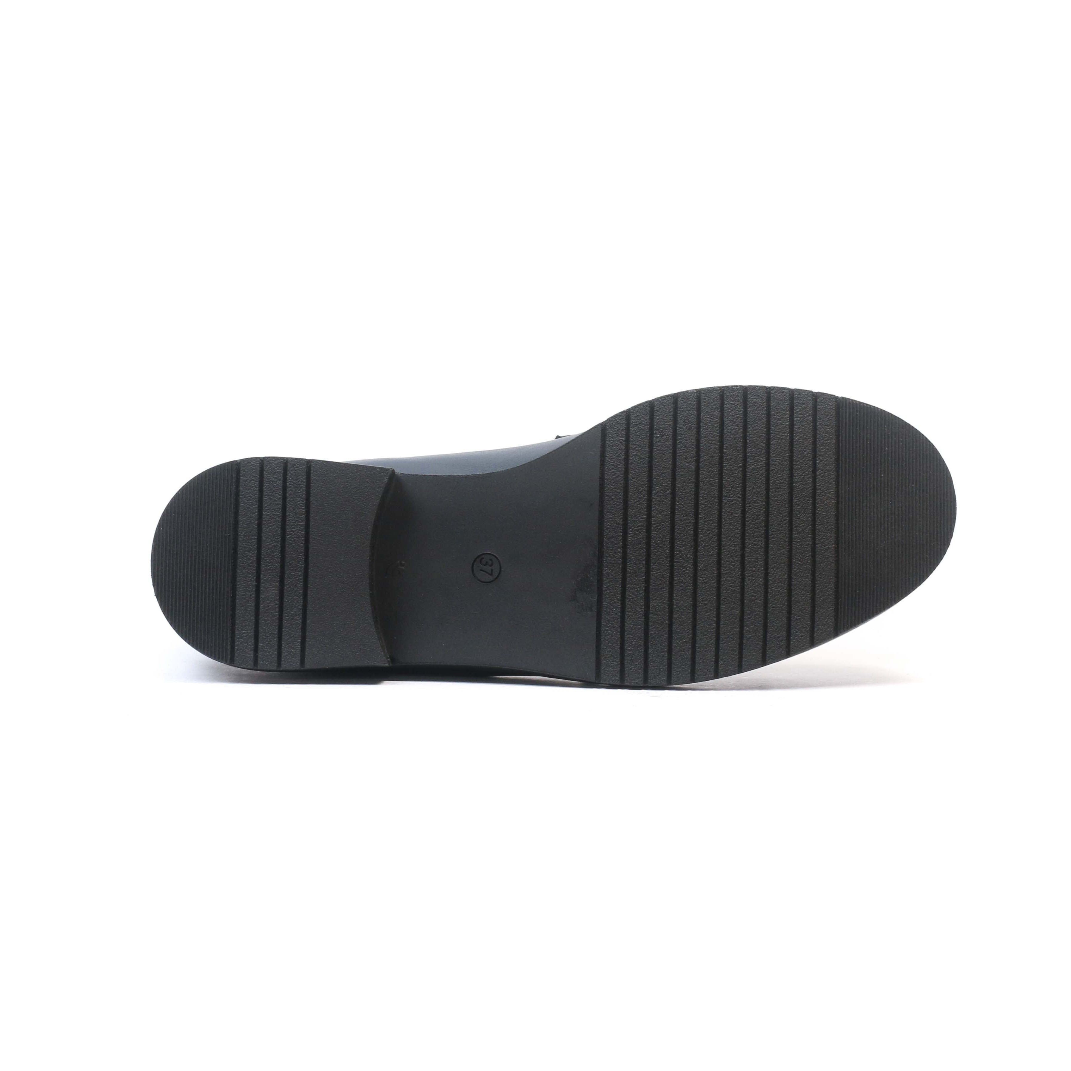 CHAUSSURE EN CUIR BLEU 6043