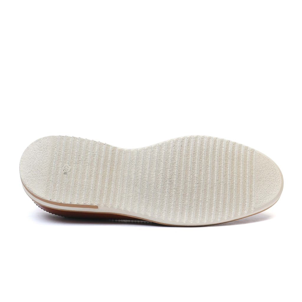 Chaussure en Cuir&Daim Tabac-704